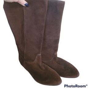Vintage Pappagallo brown suede and leather boots
